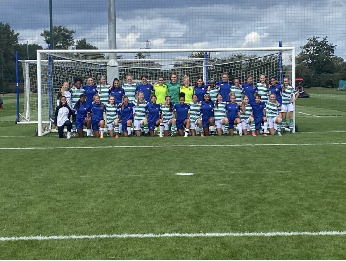ShanzBP's tweet photo. What an exceptional experience Kamble’s @Foothills08G team had,  hosted by @LiveLikeAProUK ! A well fought last game against the @ChelseaFCW female youth team losing 3-2.
Thank you to all involved making this trip so special for the players! @tucks78 @Luis_FTD 
@FoothillsSoccer https://t.co/KEMN6uxoP9