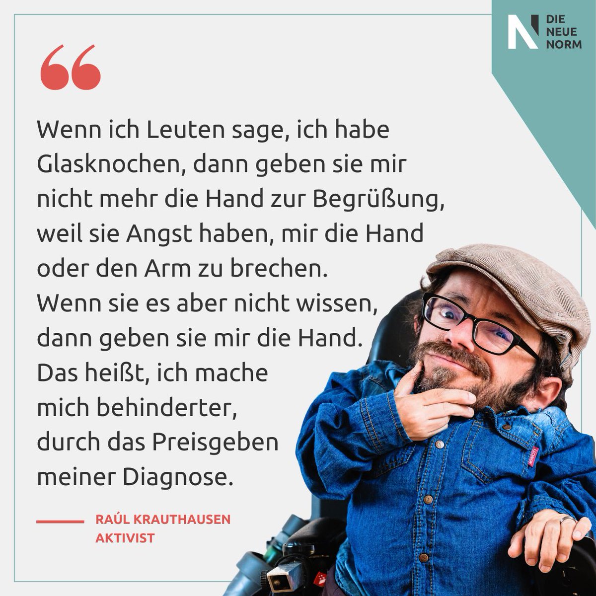 In der aktuellen Episode unseres @bayern2-Podcasts sprechen wir darüber, wie wir über Behinderung sprechen. Sollte die eigene Diagnose dabei eine Rolle spielen? Die ganze Folge könnt ihr hier nachhören 👉 dieneuenorm.de/podcast/die-ne…