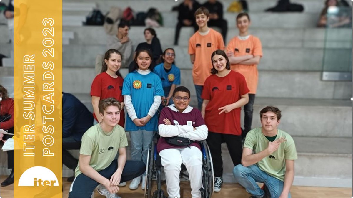 iterorg's tweet photo. In June, we saw another #ITERrobots event. 500 youngsters presented their #ITER-inspired problem-solving skills.
ITERrobots helps them to learn more about robotics, technology, engineering and not least about the ITER project.
https://t.co/4dwPjcRzYy
#summerpostcards https://t.co/a1Wef3ClRD