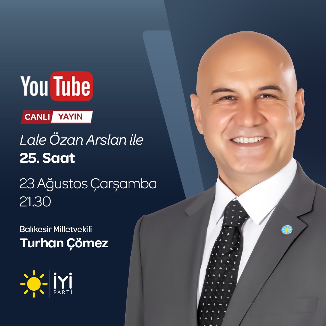 🕥 Bu akşam 21.30 💻 Lale Özan Arslan @laleozanarslan YouTube Kanalında 🎙️ 25. Saat'teyiz, Bekleriz