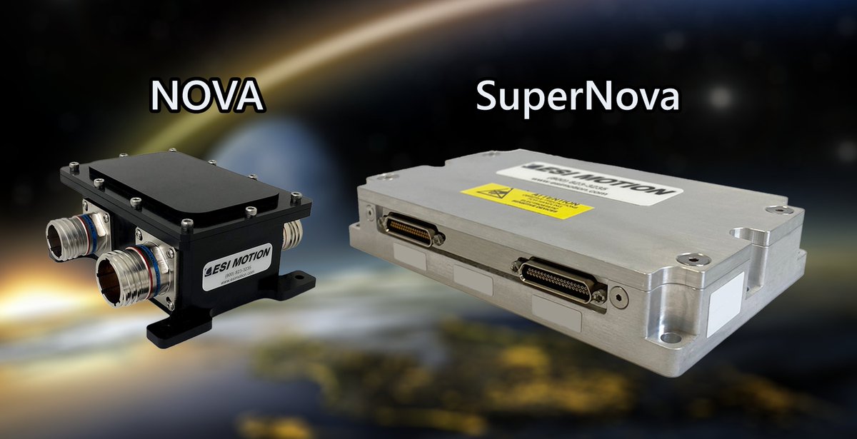 Need a LEO/GEO Controller? In 9 Months or Less?
ESI Motion has Your Solution! 👍

Both the NOVA and SuperNova Servo Drives are Developed Specifically For #LEO and #GEO Motion Control Applications!

linkedin.com/feed/update/ur…

#servo #servodrive #motioncontrol #motorcontrol #space