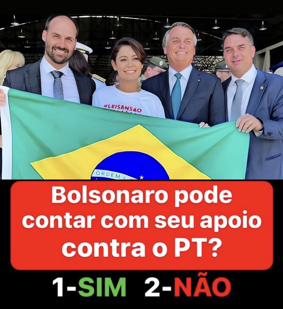 Continua 200% Bolsonaro?
Se SIM, siga @ueltoncosta_ para nos apoiar nessa luta contra a esquerda 👍🇧🇷