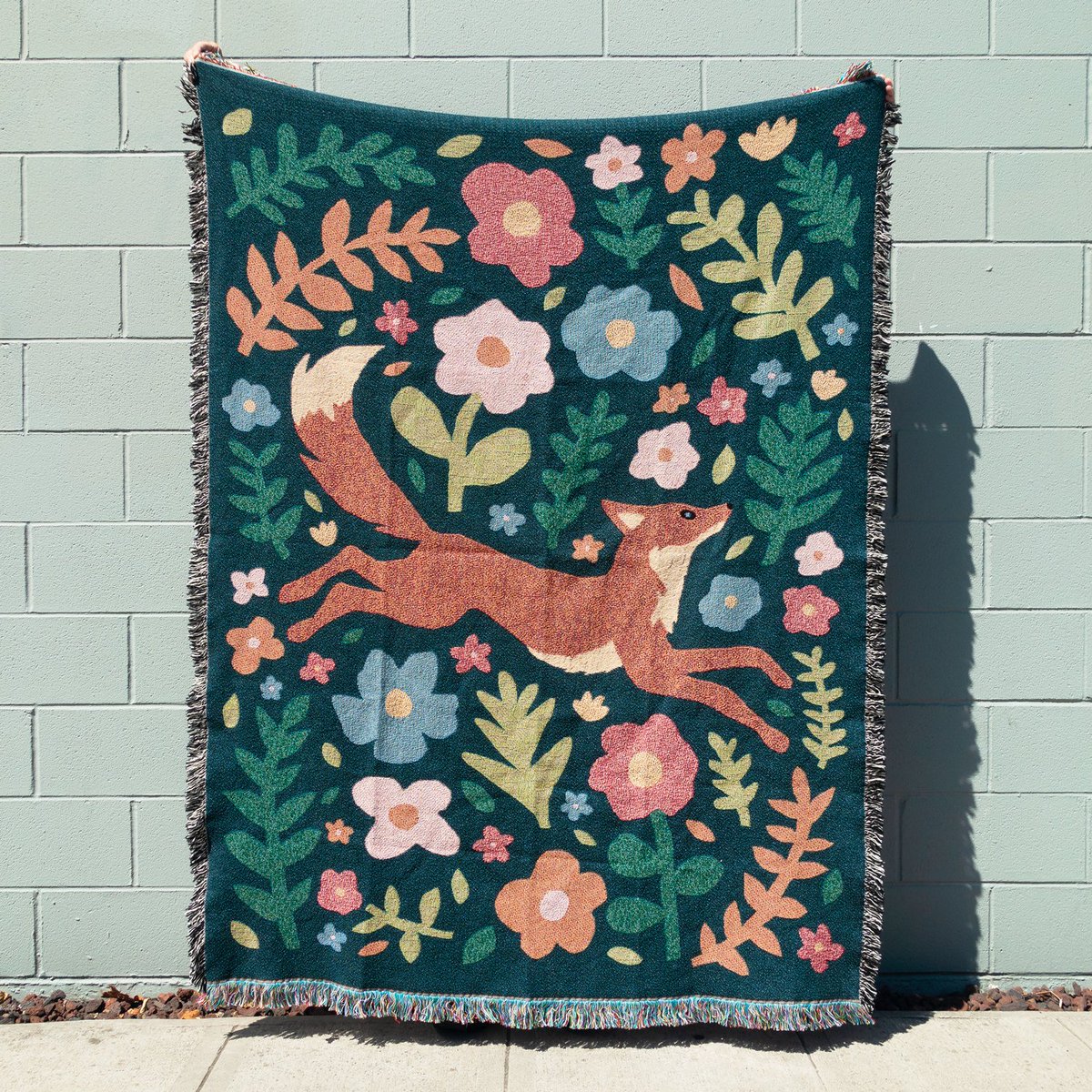 The End of Summer Fox is now available at throwand.co! 🦊