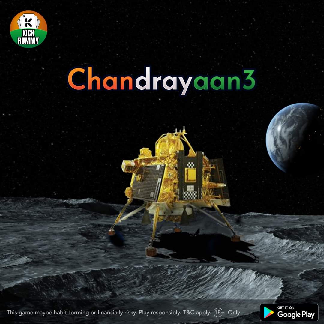 kickrummy's tweet photo. India's spirit reaches new heights as our rocket blazes a trail to the moon, proving once again that our dreams have no limits! 🚀🌕

 #SpacePride #IndiaOnTheMoon #Chandrayaan3Landing #Chandrayaan_3 #Chandrayaan3Mission #chandrayaan #Chandrayan3 https://t.co/s3D5ysuFjo