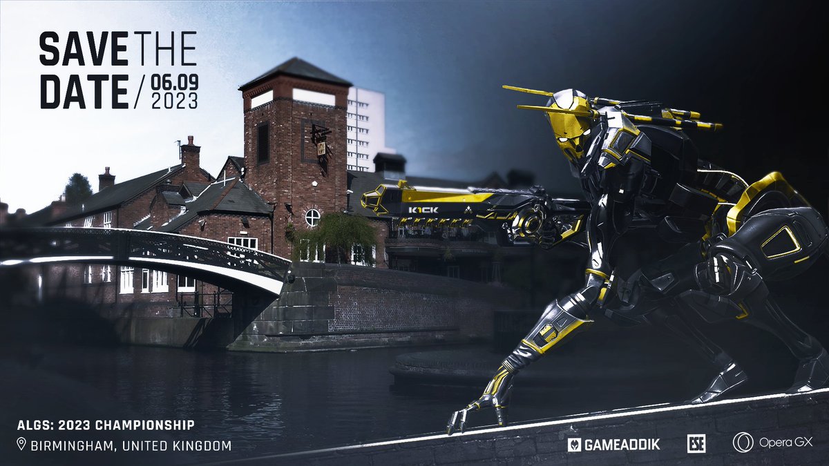 Em menos de 2 semanas estaremos lá! #ALGS 2023 Championship 🇧🇷✈️🇬🇧

#WeAreK1CK🖤💛 │ #ApexLegends