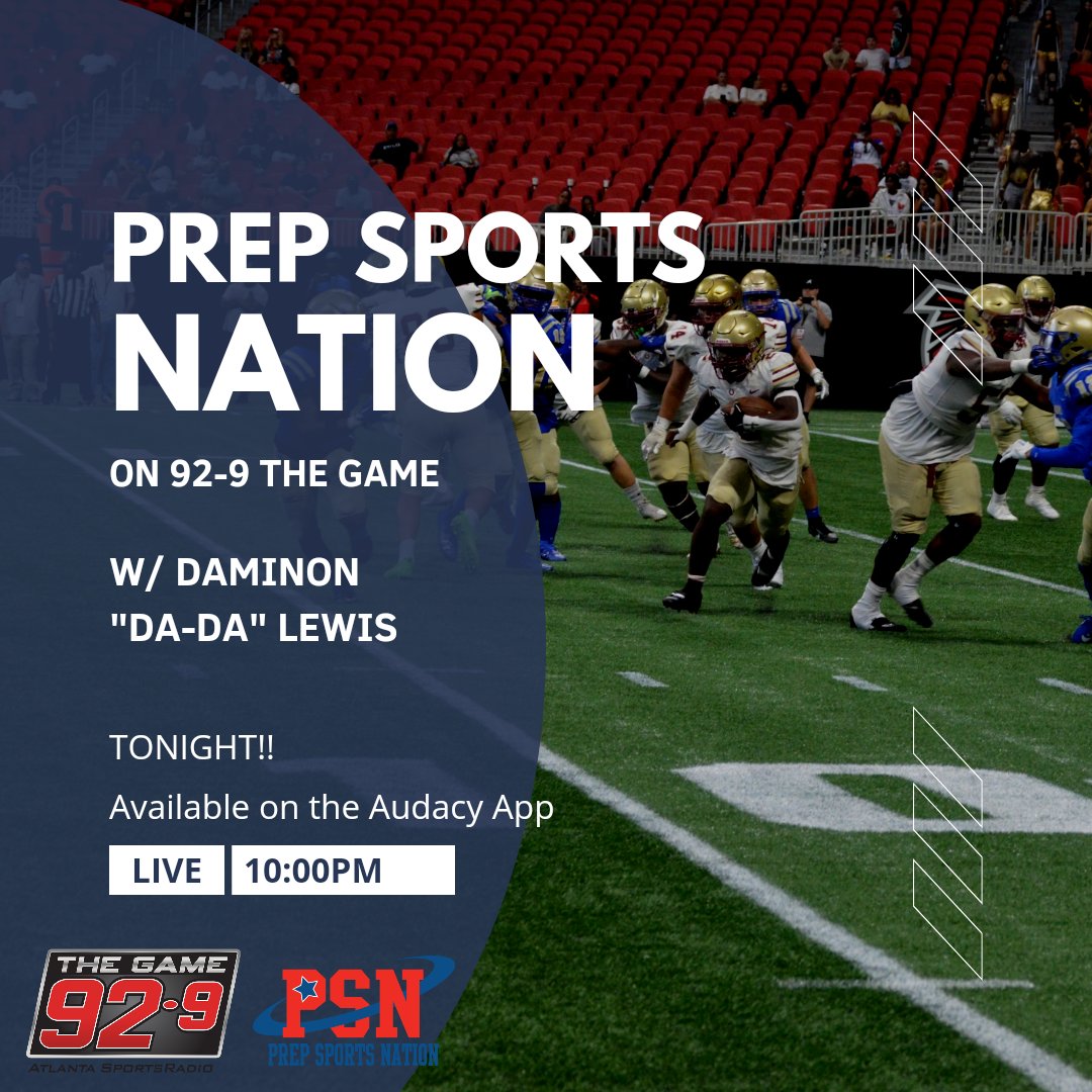 ps_nation_'s tweet photo. NEW DAY AND TIME...PSN on @929thegame is moving to Wednesdays at 10pm!

2nite @thedlewis4real catches up w/ @DecaturBulldogs XC &amp; baseball Sam Corso, @_etowahsoftball Katelyn Vangalder &amp; @ColumbiaHighFB HC Greg Barnett and more! Download the @audacy app to listen anywhere! https://t.co/orLaQZ6QiO
