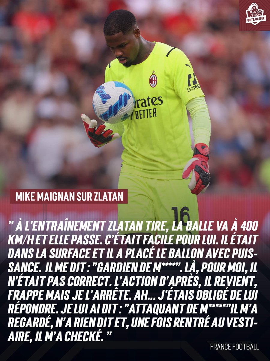 L'INCROYABLE anecdote de Mike Maignan sur Zlatan quand ils étaient au PSG 🤯 🔴🔵