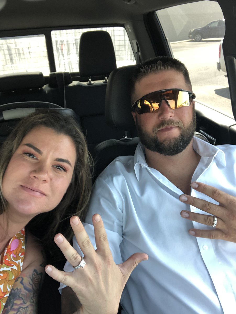SpragueCaitlin's tweet photo. We got married yesterday 😎 https://t.co/jADdpml4Qm