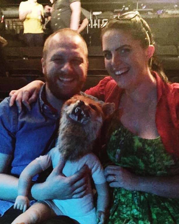 Just saw Spencer Jones (<a href="/spendals/">Spencer Jones</a>) latest Fringe show, every year he makes us laugh so hard (and WTF even harder)
Bonus photo from the first time me an <a href="/PangurGorm/">Cee</a> saw him in 2016 (that was an interesting honeymoon).