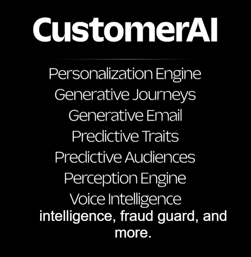 McGeeSmith's tweet photo. All the components of @Twilio #CustomerAI, the first announced today. #SIGNALConf https://t.co/z3p1eT3GJK