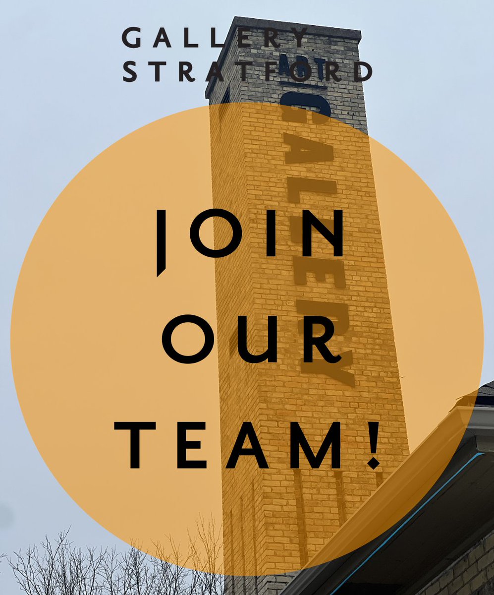 Gallery Stratford is hiring a Digital Content Coordinator for a flexible, #YoungCanadaWorks placement lasting into the school year. More details available at linktr.ee/gallery_stratf…