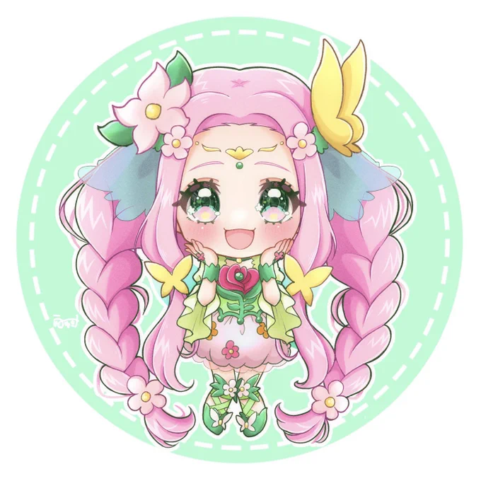過去絵デフォルメもお気に入りフェリーチェのデザインだいすきとても描きたくなってきた…うう我慢…… 
