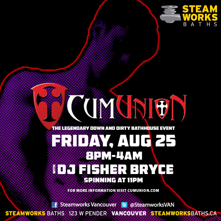 Hey guys, guess what time it is??

It's Cumunion time once again this Friday, Aug 25 with our favorite little resident DJ, Fisher Bryce playin all the sexy tunes for you.

Who's cummin out this Friday?