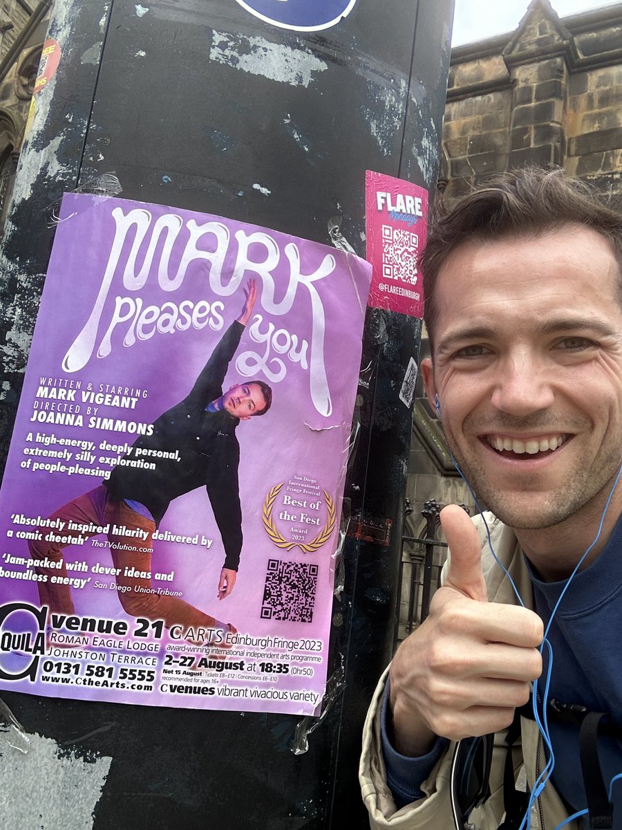 ONLY 5 MORE CHANCES TO SEE MARK PLEASES YOU IN EDINBURGH a high energy, super silly, deeply personal exploration of people pleasing! come watch me strip bare emotionally and also literally #edfringe #efdringe23 #fillyerboots
