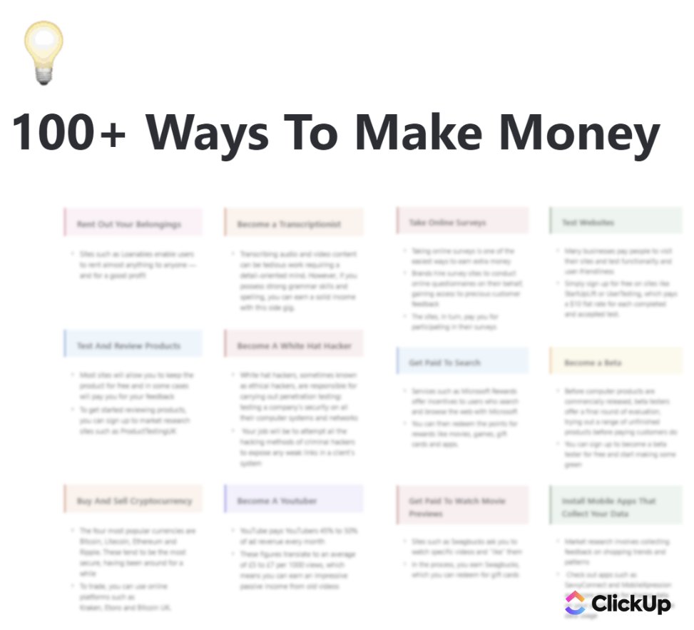 TheDevinSwan's tweet image. People are earning in six figures remotely 

(Without doing 9-5)

I have curated a list of 100+ profitable money-making ideas with execution

Repost and reply &quot;Money&quot; to get access

(Must be following)