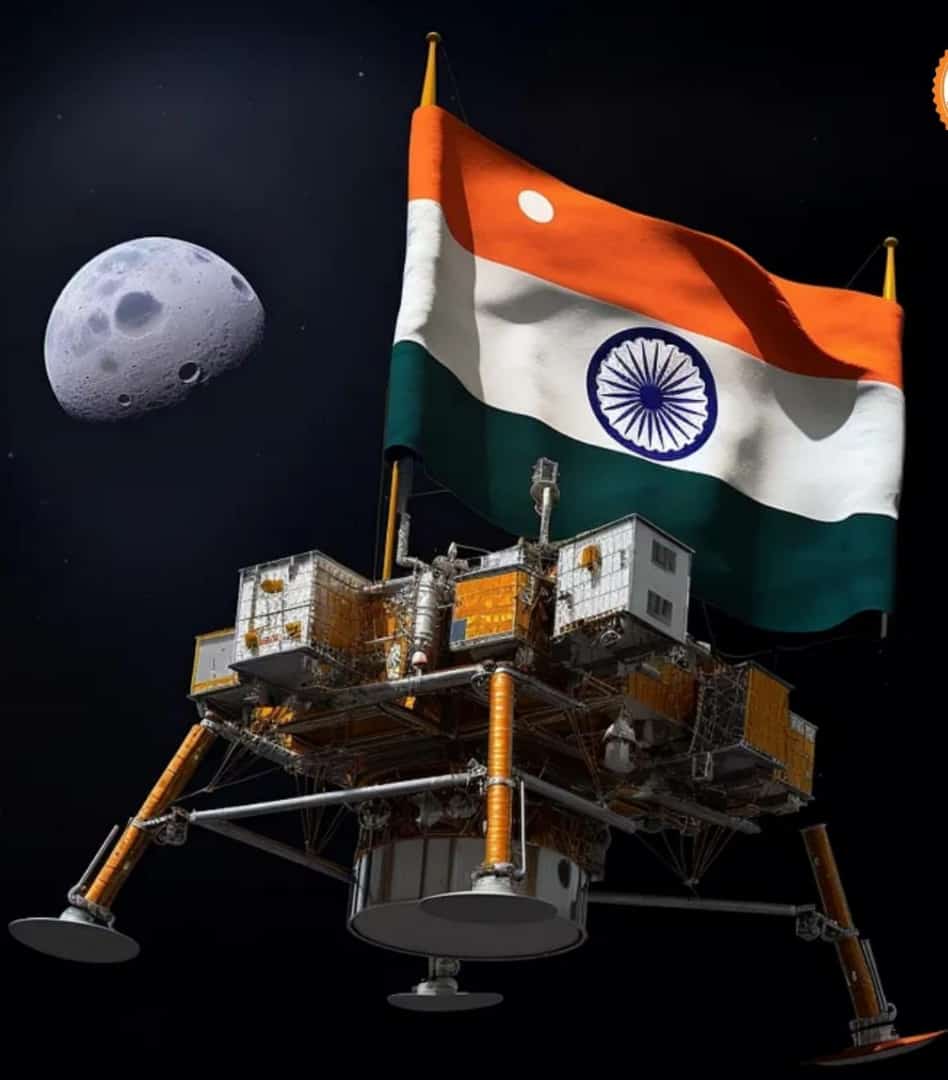 jayakumari92's tweet photo. पूरे देश के लिए बेहद गर्व और प्रसन्नता का क्षण...
चन्द्रमा पर चंद्रयान की सफ़ल लैंडिंग के साथ भारत ने बनाया इतिहास सभी को बहुत बहुत बधाई
#isrochandrayaan3mission #isromissions #isroindia #ISRO #isroscientists #isroofficial #Chandrayaan_3 #chandrayaan3mission #chandrayaan3launch https://t.co/d5UAzAwUFG