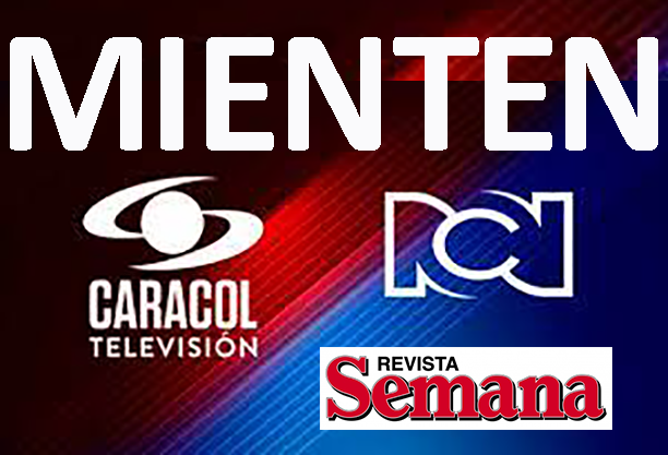 ¡ATENCIÓN COLOMBIA!
¡URGENTE!
Fuente anónima me comunica que debemos seguir adelante con #CaracolMiente #RCNMiente #SemanaMiente... 
Estos medios le han mentido al país por más de dos décadas...es justo seguirlos premiando.