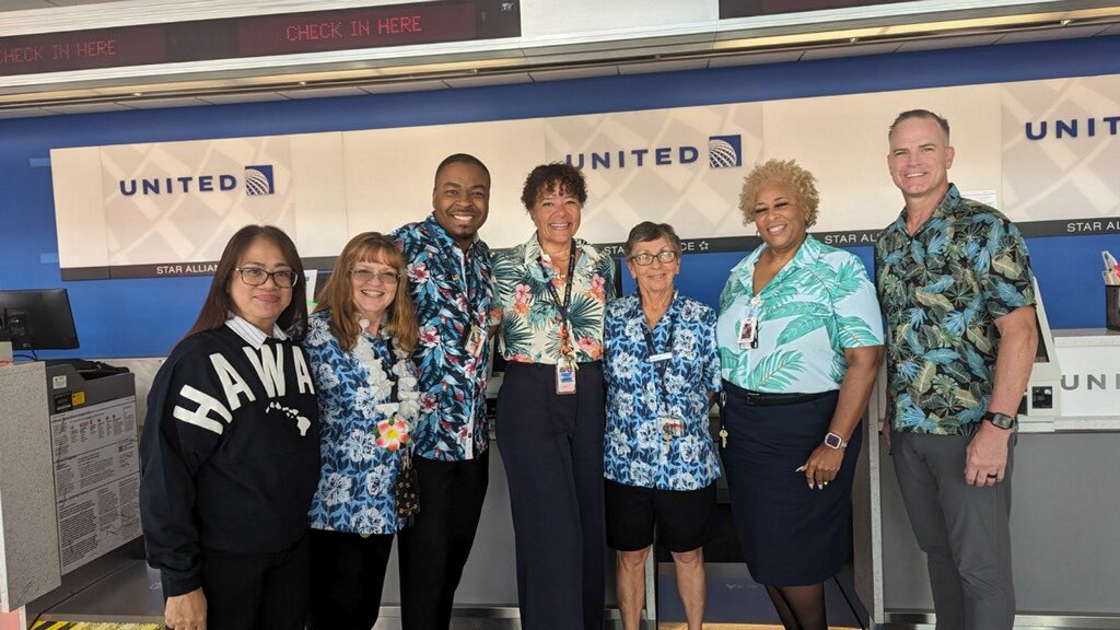 Showing support to our Maui (OGG) family from Baltimore (BWI)! #BeingUnited #BWI #OGG