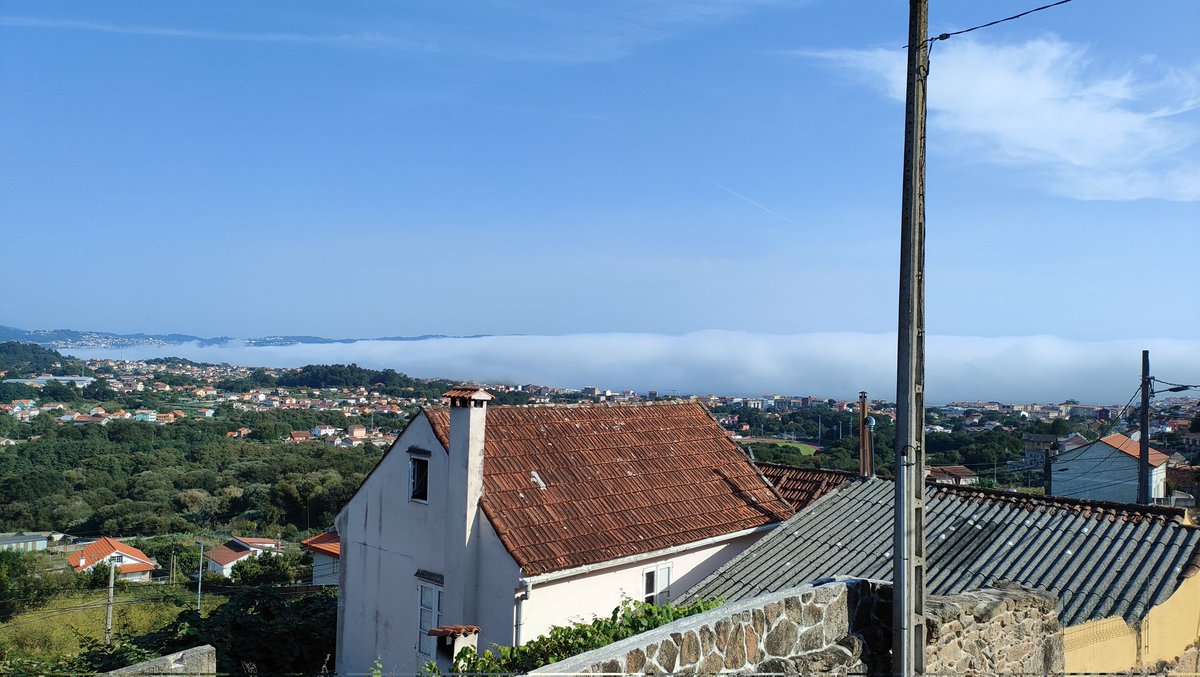 La niebla ha llegado a Vigo #warcrow