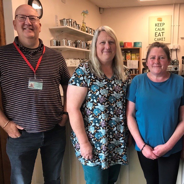 👍A GREAT VISIT WITH NECN 👍
Today we welcomed Sara Barron from
<a href="/estatechurches/">NECN Estate Churches</a> We've had a great day at
<a href="/Christ4brid/">Christ Church</a> meeting with Donna who completed Stepping Up last year &amp; Toni who is part of the current Bridlington group. Huge thanks to Mark Carey &amp; team for hosting the day!
