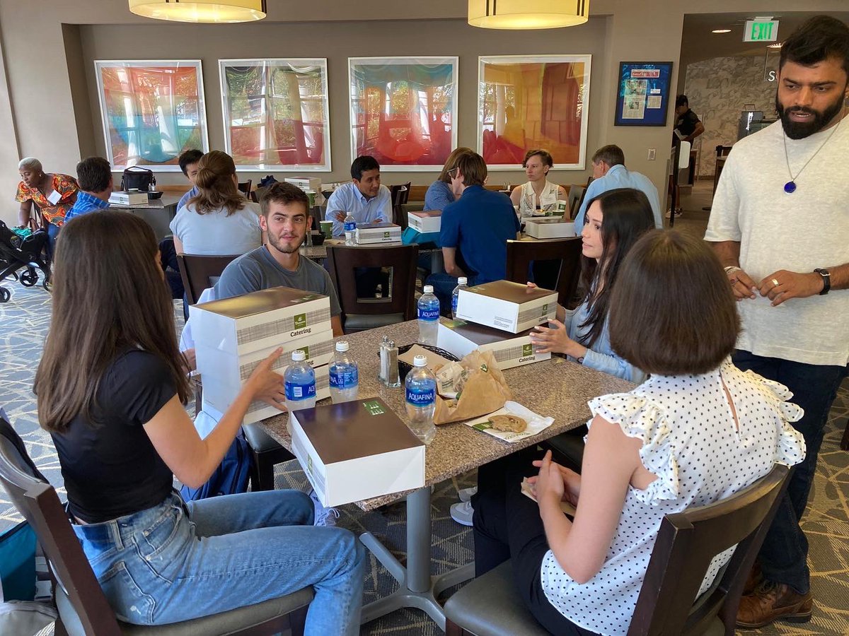 PennStateLER's tweet photo. Last Friday our faculty and staff welcomed our new 2-year MS in HRER students, Psych/LHR/Spanish IUG students, and MPS in LGWR students to lunch at Cafe Laura. We want to give a BIG thank you to @IntlPaperCo for sponsoring lunch!
#WeAre #PennStateLER #MakingWorkplacesBetter https://t.co/HrhjR0XFBo
