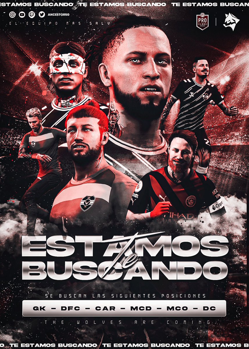 📢Te Estamos Buscando
#ProClubs⚽️

🌐Posición: 
GK/DFC/CAR/MCD/MCO/DC
 
⚠️Requisitos: 
Disponibilidad horaria y compromiso con la organización

Interesados contactar directamente con @EuClubesPro 📩

<a href="/_chocolate3000/">AYUDAS FIFA CHOCO3K🐦</a> <a href="/AyudasCPro/">Ayudas Clubes Pro</a> <a href="/Ayudas_clubes/">Ayudas Clubes</a> 

| #GoAncestors🐺|