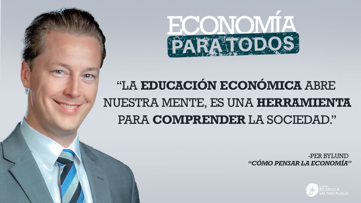 La economía no tiene por qué ser algo complicado, entiéndela de manera fácil y rápida con el libro "Cómo Pensar la Economía" de <a href="/PerBylund/">Per Bylund</a>.

Descárgalo gratis: bit.ly/PerBylundCRBS
#EconomíaParaTodos <a href="/CentroRSalinas/">Centro Ricardo B. Salinas Pliego</a> #Economía