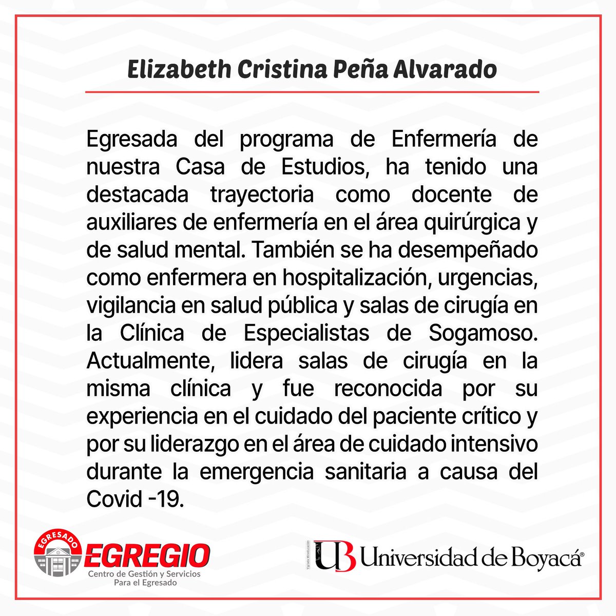 egregioudb's tweet image. 💫Para Cristina, la pasión es el motor que impulsa sus sueños e inspira a seguir adelante permitiéndole disfrutar al máximo cada paso en su profesión.

❤️¡Nos enorgullece que seas EGREGIO UdB!

@univboyaca 

#egresada #destacada #udb #EGREGIO