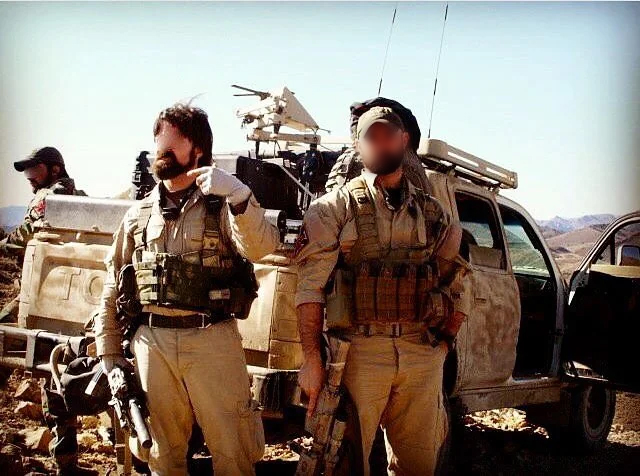 Two operators in the Regimental Reconnaissance Company, the 75th Ranger Regiment's Tier One Unit, pose for a picture. The RRC is tasked with, among other things, performing recon missions for JSOC. #rangers #jsoc #armyrangers