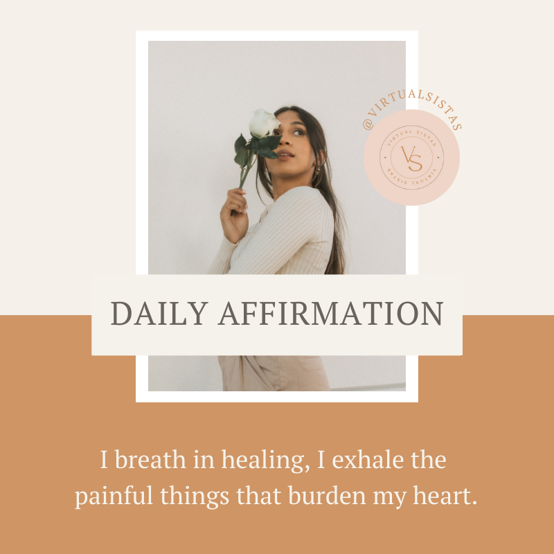 virtualsistas's tweet photo. ✨Daily Affirmation✨
.
I breath in healing, I exhale the painful things that burden my heart
.
.
.
.
.
.
.
.
#virtualsistas #virtualassistant #makemoneyfromhome #sacredfeminine #personaldevelopment #virtualassistantcoach #virtualassistantcoach #femininitycoach https://t.co/vqIcseVr9Q