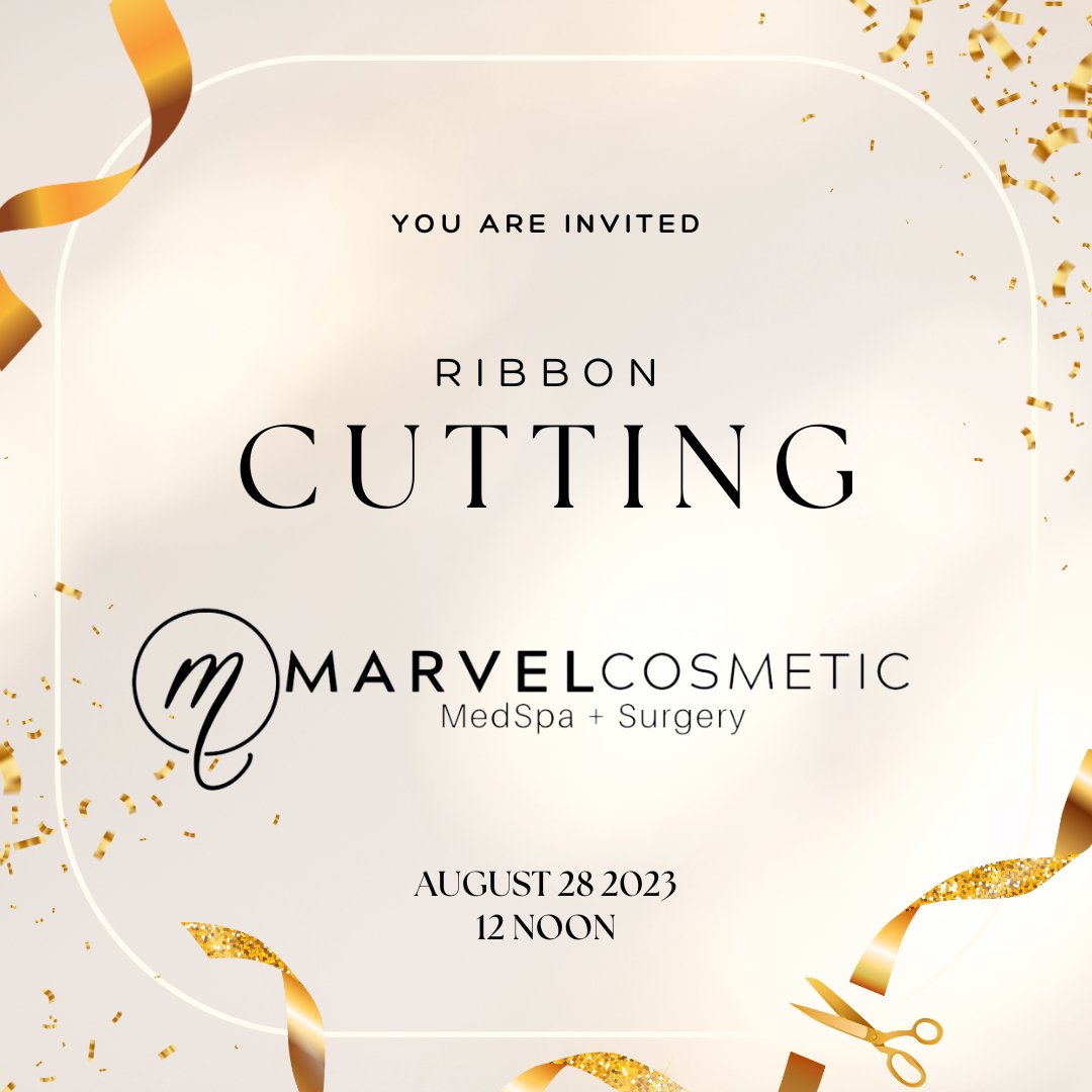 ✂️𝐑 𝐈 𝐁 𝐁 𝐎 𝐍   𝐂 𝐔 𝐓 𝐓 𝐈 𝐍 𝐆✂️⁣
⁣Join us August 28th at noon for the MARVEL COSMETIC MEDSPA AND SURGERY ribbon cutting! ⁣⁣
📍4000 Addy Way
      Nolensville 
#nolensvilleTN #nolensvilletenn #ribboncutting #marvelcosmeticmedspa #economicdevelopmentcommittee