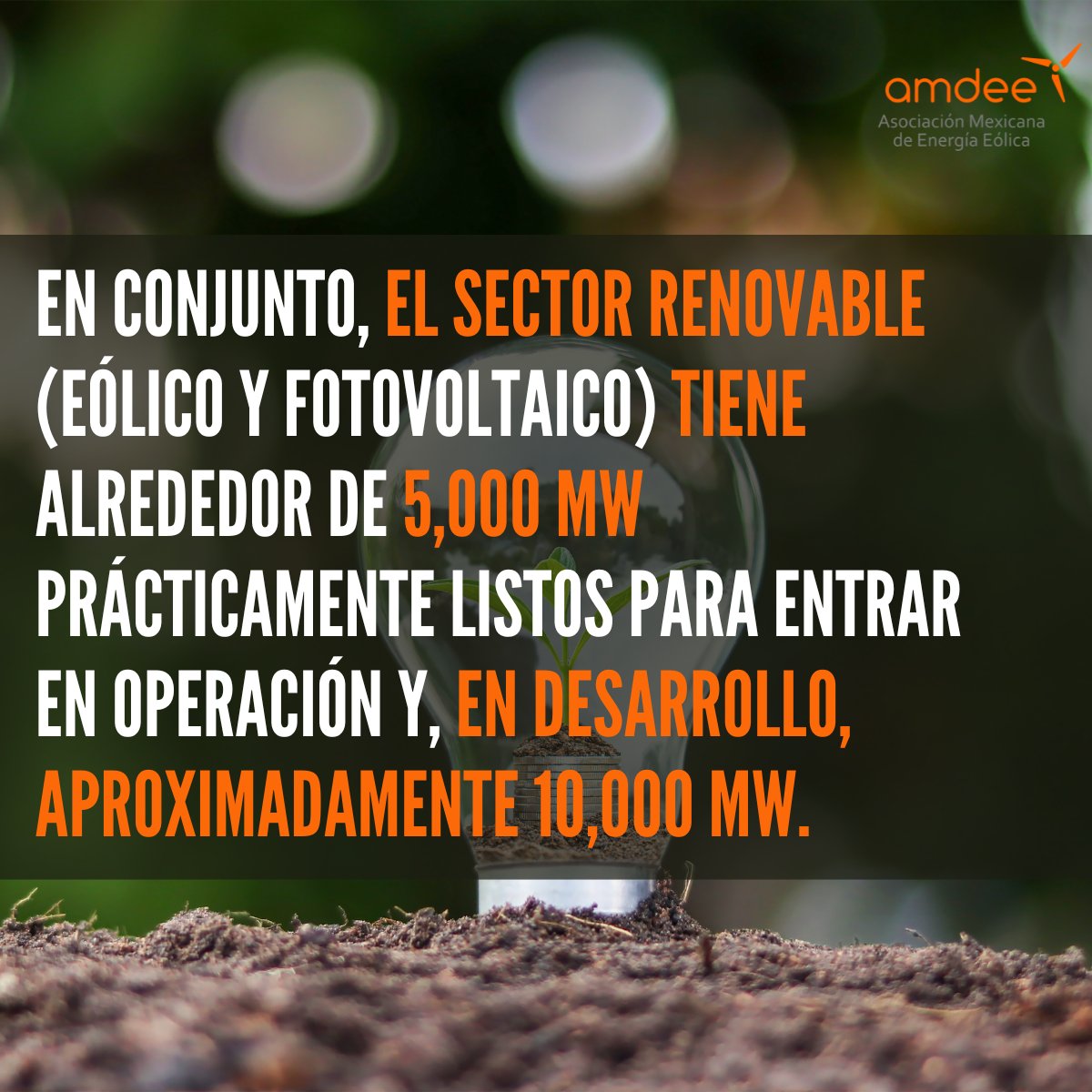 AMDEEMX's tweet photo. #Sabíasqué el sector de energía renovable se encuentra listo para entrar en operación.
#AMDEE https://t.co/7Ya028UOzQ
