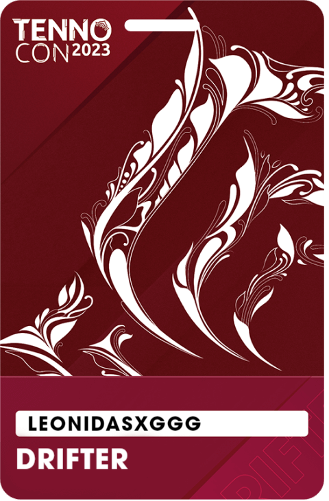 LeonidasX666's tweet photo. Saturday can't come soon enough! ๐
#warframe #teamdrifter #tennocon2023 https://t.co/w1Rqe9gbOh