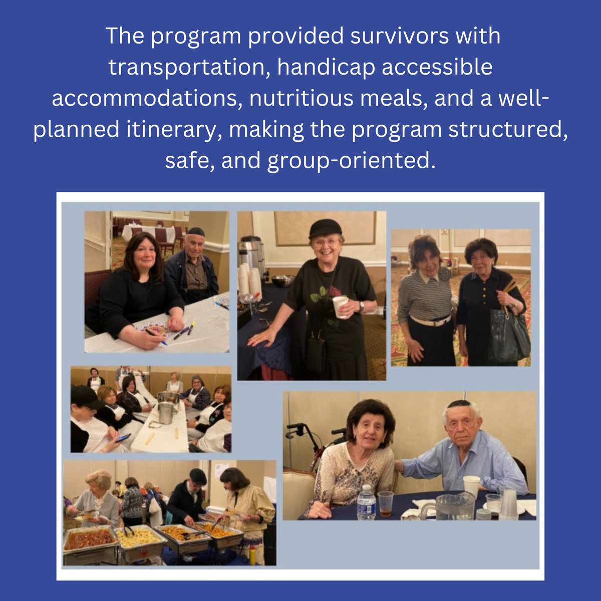 TheBlueCard's tweet image. We were so happy to host 40 of our Holocaust Survivors for our Summer Retreat Program in the Catskills! Scroll to see pictures and reviews from some of the participants!