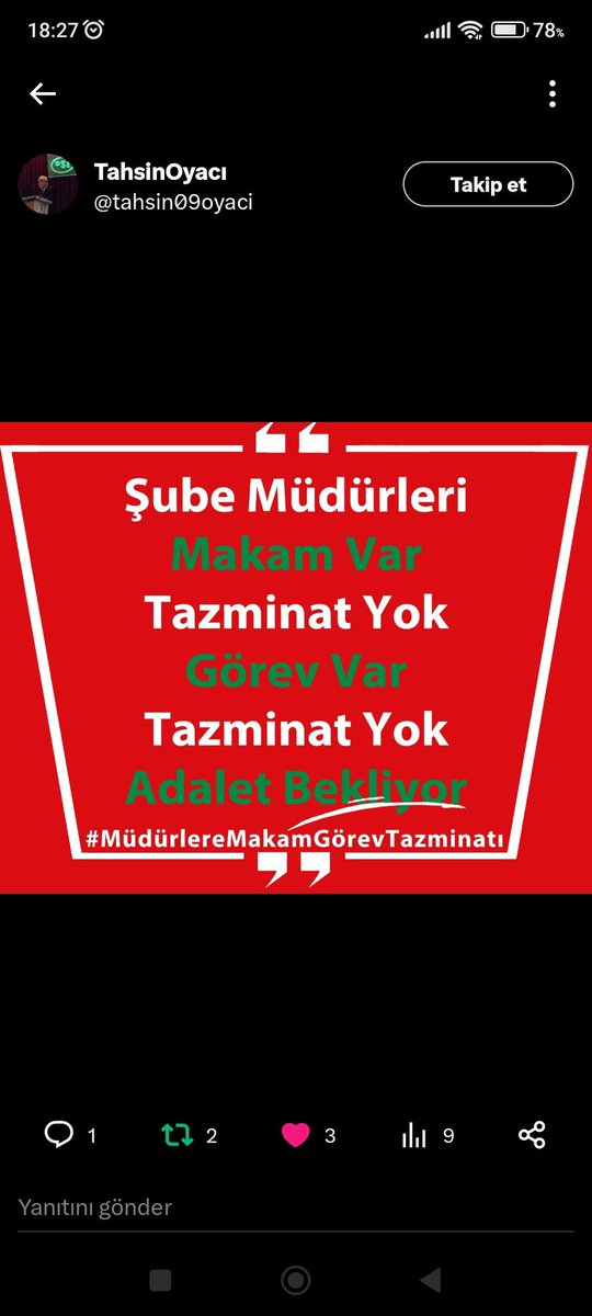 #MüdürlerNeBekliyor
<a href="/csgbakanligi/">T.C. Çalışma ve Sosyal Güvenlik Bakanlığı</a> 
<a href="/Kamu_Sen/">Türkiye Kamu-Sen</a> 
<a href="/memursen/">buro memursen</a>