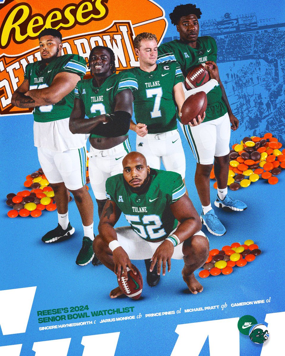 Some BALLERS on the <a href="/seniorbowl/">Panini Senior Bowl</a> Watchlist! 

#RollWave | #NOLABuilt