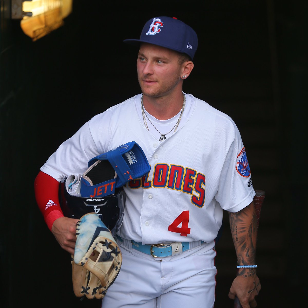 JustinRocke's tweet photo. #Mets prospect Jett Williams since joining @BKCyclones:

SAL ranks (min. 80 PA):
🎢 1st AVG (.323)
🎢 1st OBP (.470)
🎢 1st OPS (1.085)
🎢 1st 2B (7)
🎢 T-1st H (21)

2023 in SAL (min. 80 PA):
🎢 4th BB% (20.5%)
🎢 6th wRC+ (192) &amp; wOBA (.479)

#LGM | #AmazinStartsHere https://t.co/cvWeLUOYWv
