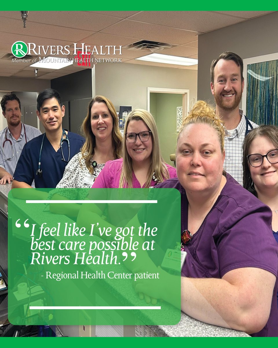 👏 On this #WellDoneWednesday, we are shining a light on our Regional Health Center team who was commended for the excellent care they provided to one of our patients. Kudos RHC, we truly appreciate all you do for those we serve! 

To make an appointment, call 304.675.4500.