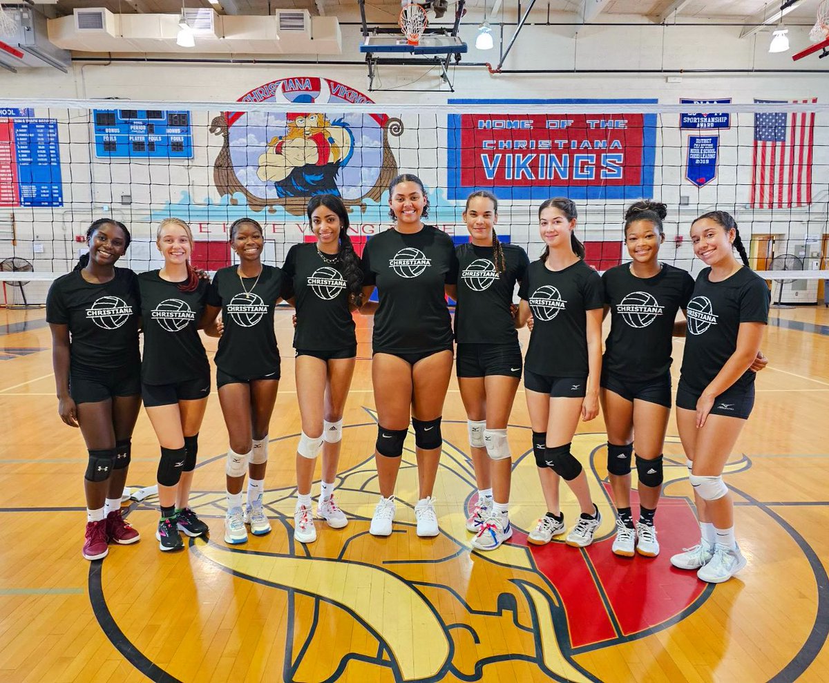 The Varsity Girls Volleyball team won their scrimmage today against Hodgson. 

25-14, 25-13, 25-8

 These Vikings have big plans this year and are ready to Win! #ChristianaVikings  #ChristianaVikingsVolleyball