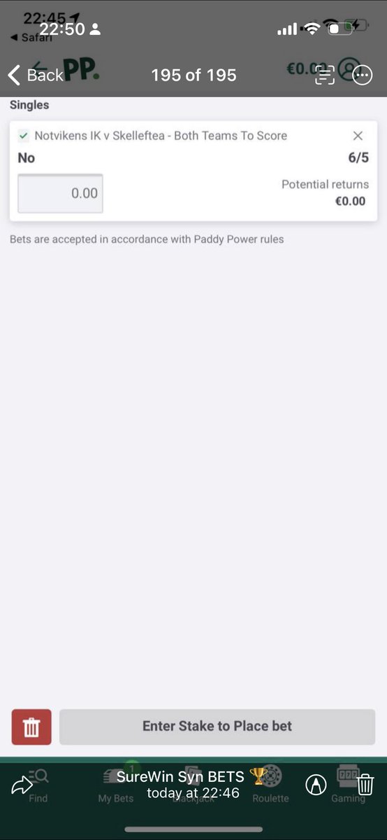 SureWinSyn's tweet image. Weds FREEBIE 

These odds still LIVE back both sides for whatever stake you like and you will guarantee PROFIT 💰💰💰💰💰