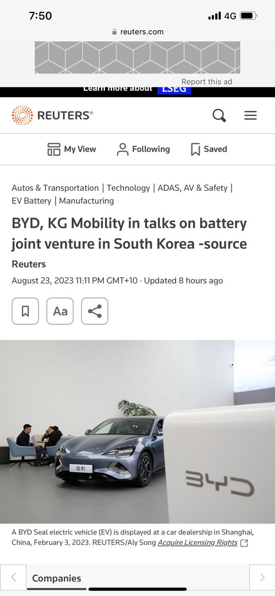 davotheranger's tweet photo. #electric #ev #ChinaEconomy #renewable 🚀 #BYD #korea https://t.co/RVHWen7B9L