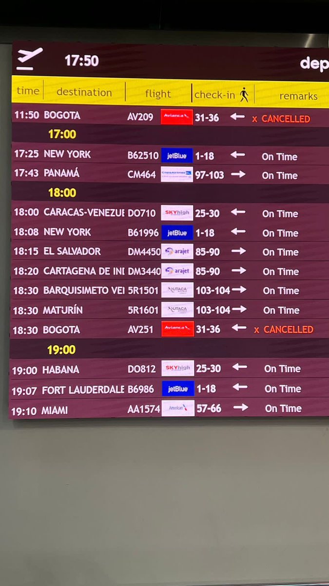 hmdiazv's tweet photo. @AviancaEscucha @Avianca son lo peor. Culpan al clima para no reembolsar los gastos que nos significan sus cancelaciones y son los únicos con problema 👿 https://t.co/JmrOFSQD92