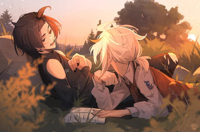 but I can see us lost in the memoryAugust slipped away into a moment in time#GenshinImpact #kazuscara 