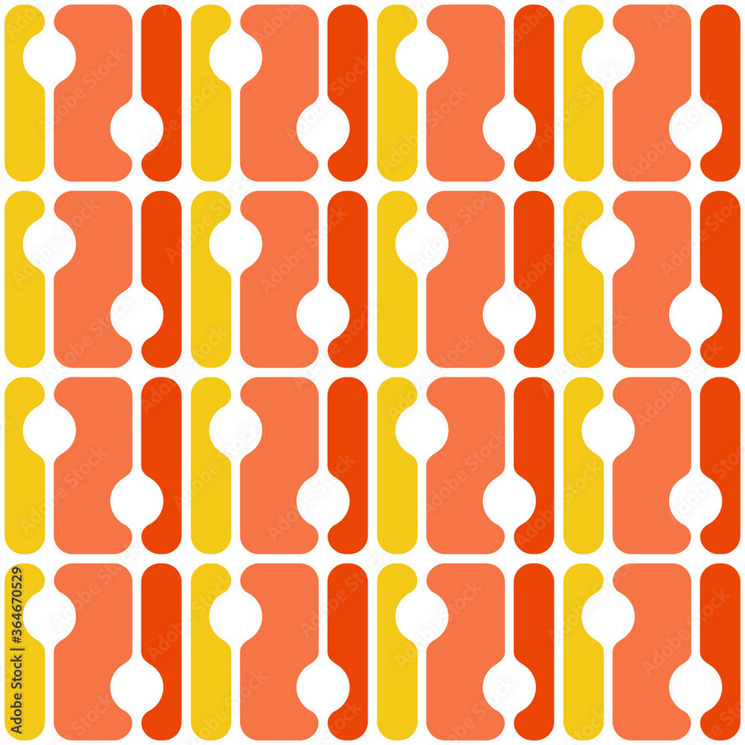 Nsandr1's tweet photo. Simple flat seamless #pattern will attract attention and transform any #surface. Suitable for web, ads, textile, printed goods and for any #design project.
#orange #retro #decor #vectorart #abstract #adobestock #ornament

https://t.co/UKgW6kRD4R https://t.co/8uBUdE75xk