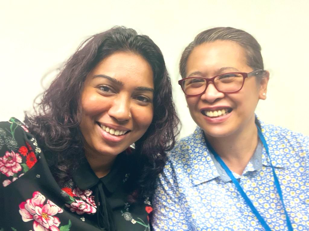 missajpinay's tweet photo. This lass made use of her 🥙⏱️ to come and see me. 🥰 Great chat! Settling well in the area 🇬🇧 and love the people. Just a hurdle on 🏠but taking it with a positive mindset 🧘♀️ #IRPB #makingadifference #UHMBT https://t.co/81JBbTIOFU
