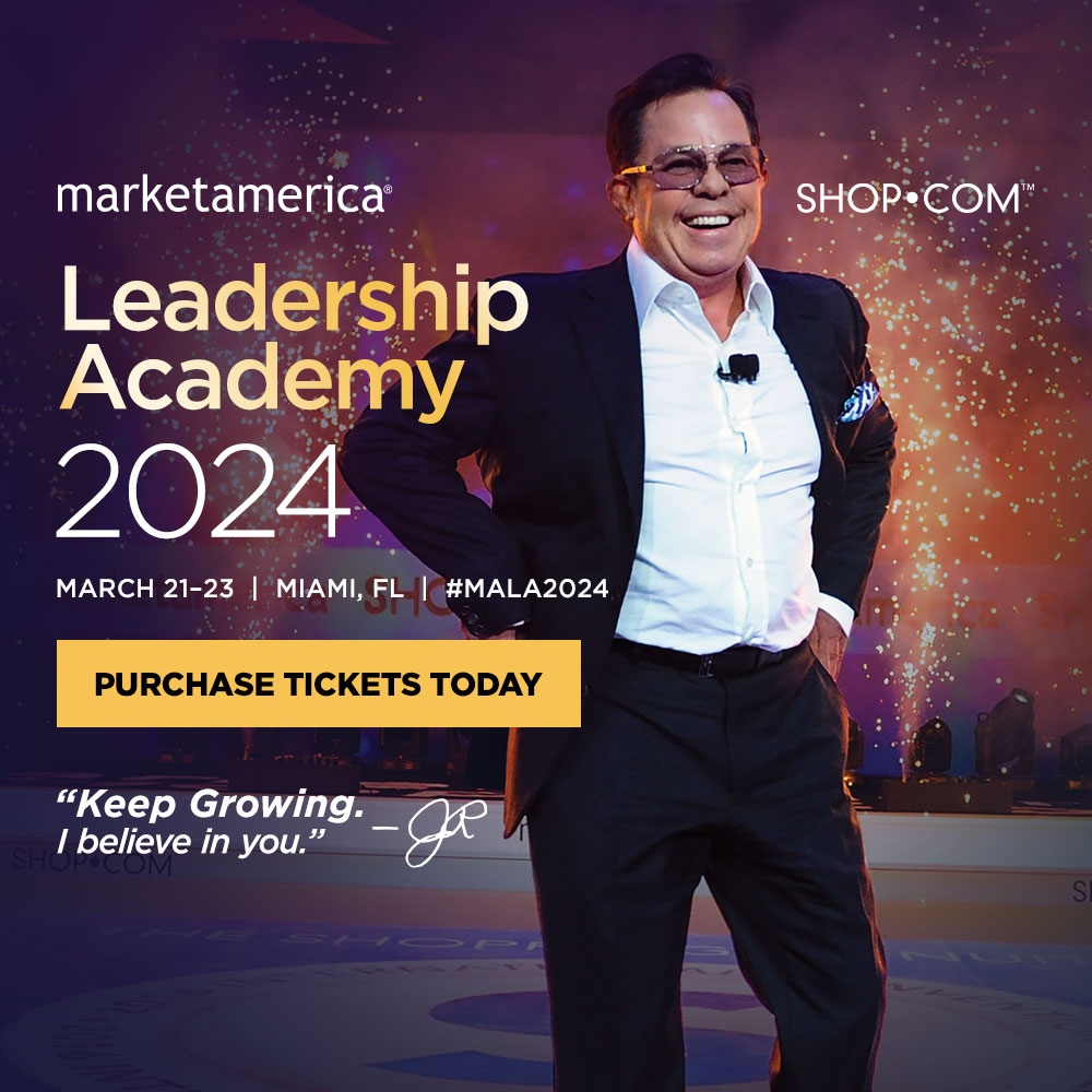 MarketAmerica's tweet image. Live NOW: 2024 Leadership Academy tickets! Get a jumpstart on planning for the next big event where you can discover your power and skills. Don't believe you're a leader? We KNOW you are. Take the first step with your ticket.

🔗: bit.ly/3E9RfwT

#MA | #MALA2024
