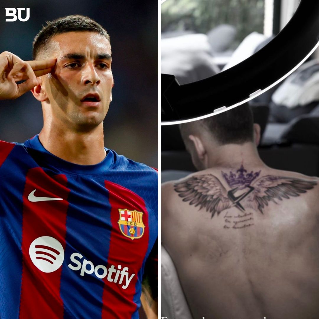 BarcaUniversal's tweet photo. Ferran Torres since the beginning of the summer:

- Assists with a psychologist for his mental health
- Trains after matches
- Trains on days off
- Double training session
- Follows a complete diet
-Changed his number to No. 7
- 1 goal every 35 minutes since the preseason
- New nickname: The Shark
- He got a tattoo of the Phoenix Bird, referring to the myth of the bird that has the ability to rise from the ashes