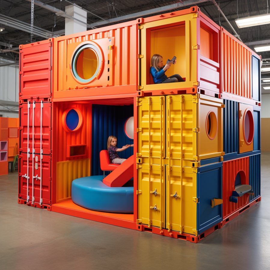 guesscreative's tweet photo. I haven’t been able to stop thinking about creating Modular 10’ x 8’ interactive and engaging youth spaces for local schools and parks. The younger generations need to be stimulated through movement, love, vibrant environments, exploration and curiosity.
Here are some ideas https://t.co/yeV813Znu8