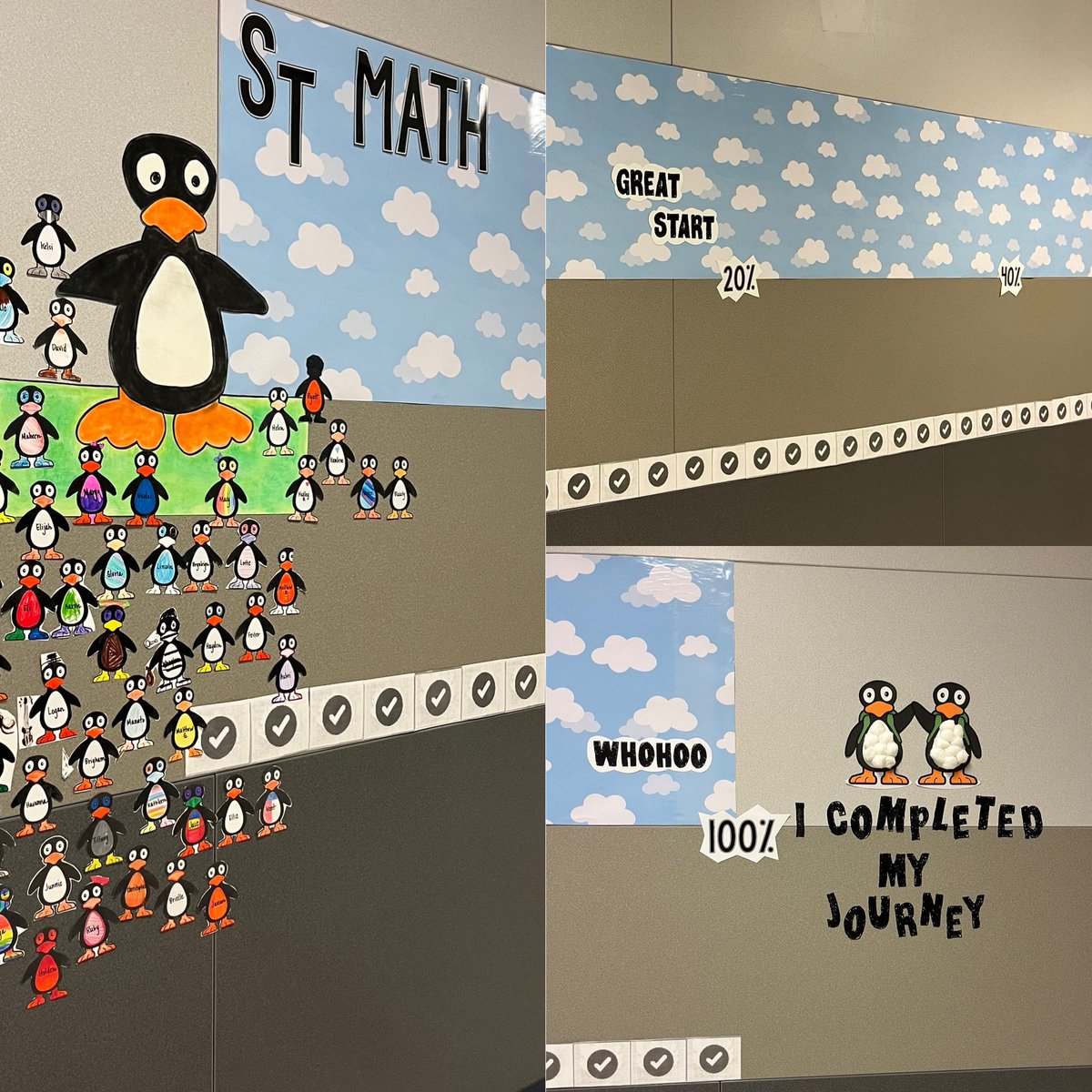 metchison5's tweet photo. My 4th graders are pumped to get their JOURNEY started! Setting GOALS with JiJi @STMathTX @STMath https://t.co/YSqP3Ffiwv