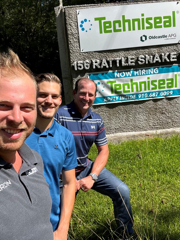 MarionProcess's tweet image. This crew had a great visit today at Techniseal in North Carolina. Lance Briggs, Matt Banowetz and our partner Alex Norton of CMT Inc. (pictured in the middle) provide the best onsite support in the industry!

#MarionProcessSolutions #collaboration #solutionsprovider